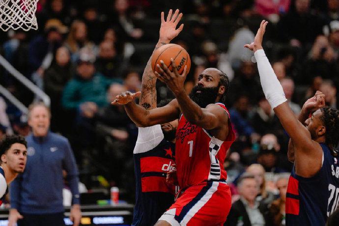 开云体育-6连胜重返前十！哈登36+7+9罚球20中18 小卡伤停快船险胜奇才